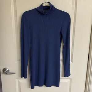 Urban Outfitters Blue Turtleneck Dress